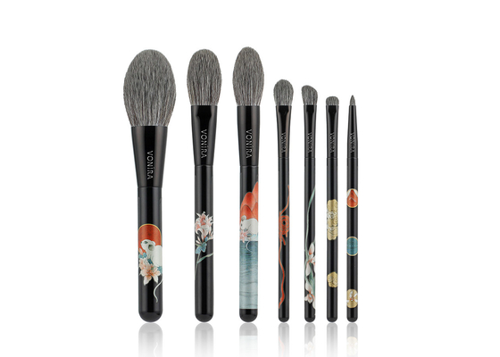 Vonira Beauty Festival Basic 7 Pieces Make-up Brushes Collection Gift Set de Brochas de Maquillaje Professionele OEM ODM