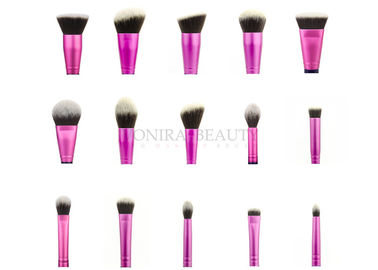 100% van de Make-upborstels van de veganistwreedheid Vrij Schitterend Roze Fabelachtig de Douane Privé Etiket