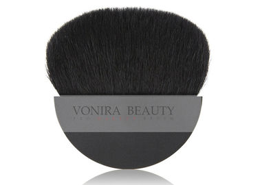 Zwarte Half Moon Compact Makeup Blush Brush Met XGF Geitenhaar