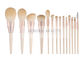 Rosy Gold Synthetic Hair Brush ISO9001 voor het Reizende Nemen