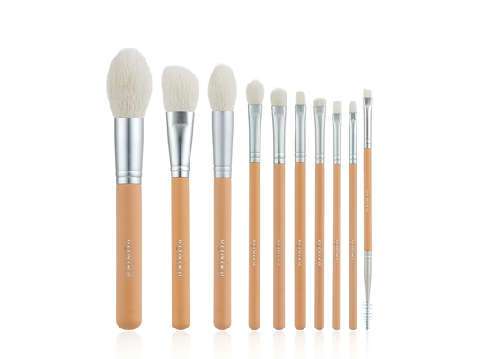 Vonira Beauty Custom Naakt Roze Kleur Basic 10 Pieces Make-up Brushes Collectie Set de Brochas de Maquillaje Professional