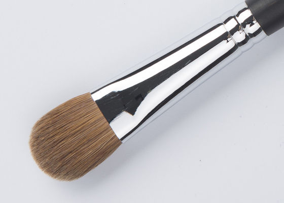 Kleine Puntige Concealer Kwast met Dierproefvrije Oranje Synthetische Vezel voor Precieze Applicatie