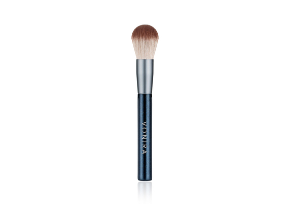 Handgemaakte Kabuki poederborstel met aluminium handvat voor vlekkeloze make-up
