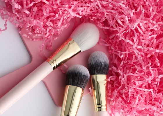 Vonira Brand New Basic 11 Pieces Make-up Brushes Collection Set de Brochas de Maquillaje Professionele Roze Goud Naakt Kleur