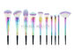 Mooie Regenboog 10 PCs-de Make-upborstel van de Aardvezel die voor Salon en Dagelijks Gebruik wordt geplaatst