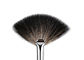 Kleine de Make-upborstels van de Ventilatorluxe met het Haar van de Aardwasbeer voor het Beëindigen van Toepassing