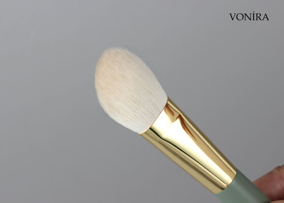 Vonira Custom Groothandel Natuurlijke geitenhaar Make-up Gezicht Contour Borstel met Private Label Service