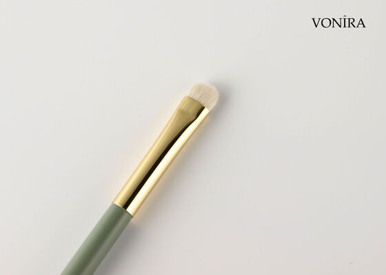 Vonira Custom Groothandel Natuurlijk Wit Geitenhaar Make-up Oog Smudge Kwast met Private Label Service