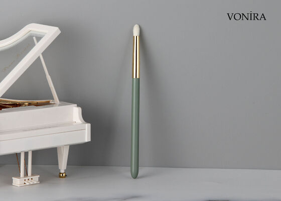 Vonira Custom Groothandel Natuurlijk Wit Geitenhaar Make-up Oogpotlood Kwast met Private Label Service