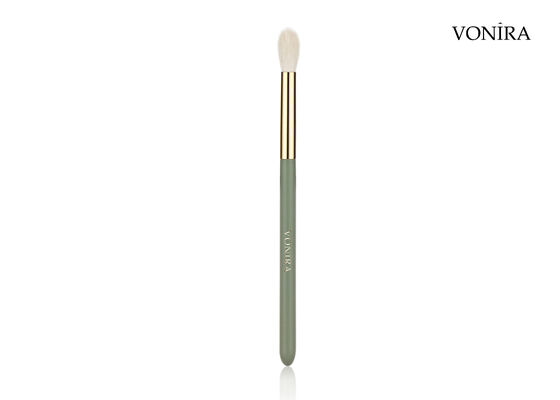 Vonira Custom Groothandel Natuurlijk wit geitenhaar Conical Eye Blending Brush met Private Label Service