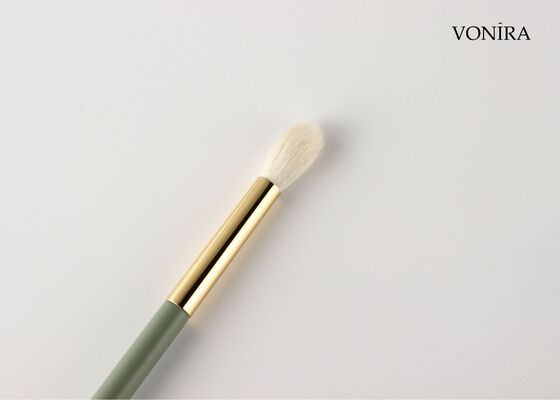 Vonira Custom Groothandel Natuurlijk wit geitenhaar Conical Eye Blending Brush met Private Label Service