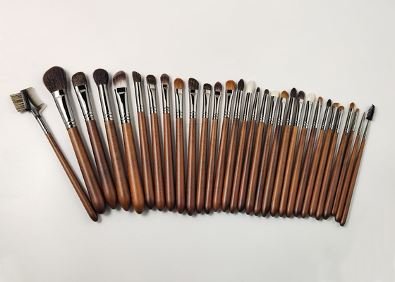 Borstel van de het Oogkleur van de Vonira de Handcrafted Hoekige Oogschaduw met Eekhoornhaar