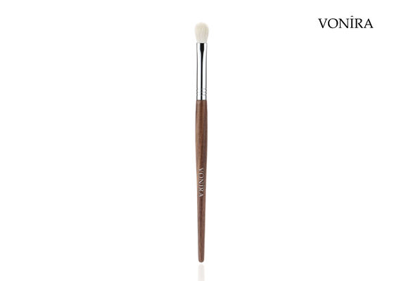 Vonira Custom Groothandel Natuurlijk Wit Geitenhaar Bruin Ebbenhout Handvat Make-up Ooglid Blending Kwast